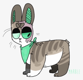 Warrior Cats Character Doodle By Marble Cat Paws - Warrior Cats, HD Png Download, Free Download
