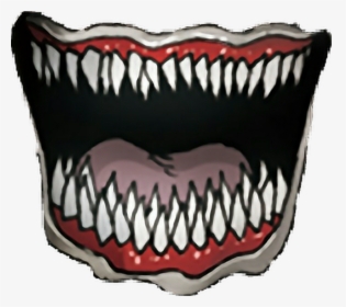 Mouth Monster Creepy Sticker By Nancy Tainara Cartoon - Creepy Mouth Png, Transparent Png, Free Download