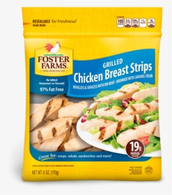 Grilled Chicken Breast Strips - Foster Farms Diced Chicken, HD Png Download, Free Download