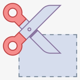 Coupon Dotted Line Png - Pair Of Scissors Cartoon, Transparent Png, Free Download