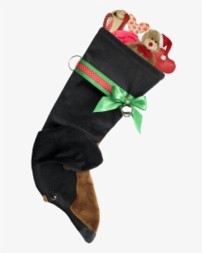 This Black And Tan Dachshund Dog Christmas Stocking - Dog Breed Christmas Stockings, HD Png Download, Free Download