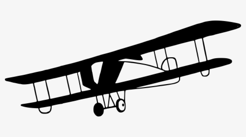 Airplane Aircraft Biplane Clip Art - Wright Brothers Plane Vector, HD Png Download, Free Download