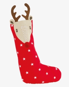 Christmas Stocking, Reindeer - Christmas Stocking, HD Png Download, Free Download