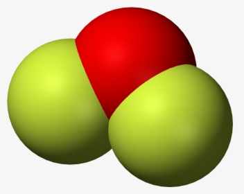 Oxygen Difluoride 3d Vdw - Oxygen Difluoride, HD Png Download, Free Download