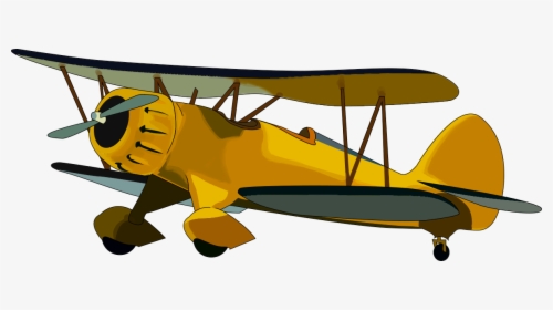 Transparent Paper Airplane Png - Amelia Earhart Yellow Plane, Png Download, Free Download