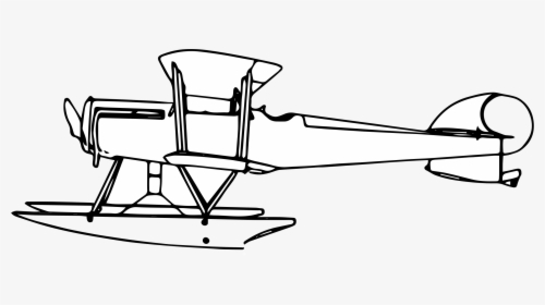 Airplane Seaplane Biplane Ad Flying Boat Supermarine - Flying Boat Clip Art, HD Png Download, Free Download