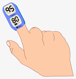 Thumb,finger,line - Pulse Oximeter Clip Art, HD Png Download, Free Download