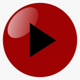 Stop Button Dark Red Clip Art - Circle, HD Png Download, Free Download
