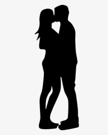Transparent Anvil Clipart - Silhouette Of Couple Kissing Png, Png Download, Free Download