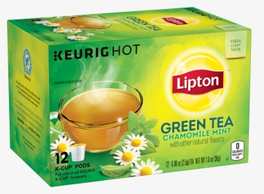 Green Tea Chamomile Mint , Png Download - Lipton Green Tea Keurig, Transparent Png, Free Download