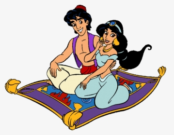 Princess Jasmine Clipart Disney"s Aladdin - Aladdin And Jasmine Clipart, HD Png Download, Free Download