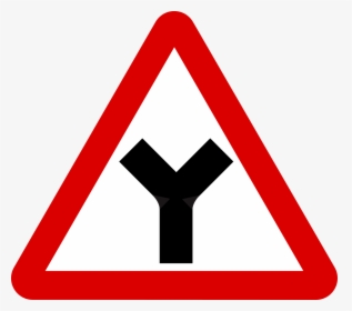 Blank Road Sign Png - Dangerous Bend Road Sign, Transparent Png, Free Download
