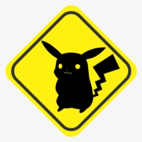 Road Sign For School , Png Download - Pikachu Sign, Transparent Png, Free Download