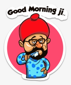 Good Morning Clipart Hike - Good Morning Cartoon Stickers, HD Png Download, Free Download
