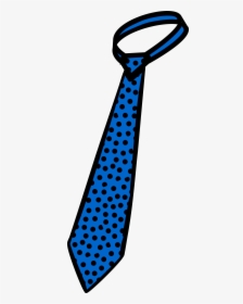 Polka-dot Tie Clip Arts - Clip Art Picture Of Tie, HD Png Download, Free Download