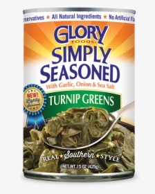 Simply Seasoned Turnip Greens - Glory Foods, HD Png Download, Free Download