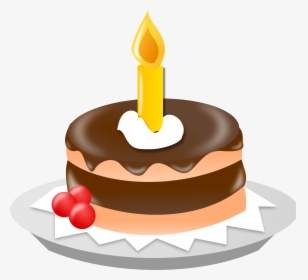 Happy Birthday Cake Clipart Free Vector - Birthday Cake Clip Art, HD Png Download, Free Download