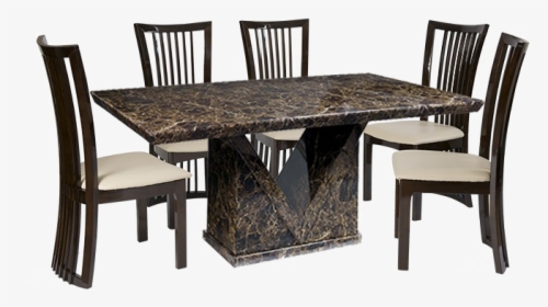 Dining Set Transparent Background - Marble Dining Table Set 6 Seater, HD Png Download, Free Download