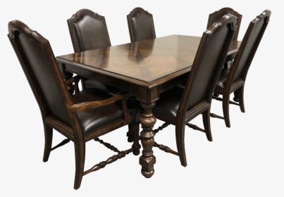Bernhardt Normandie Manor Dining Table Six Chairs Clipart - Dining Table Six Chairs Png, Transparent Png, Free Download