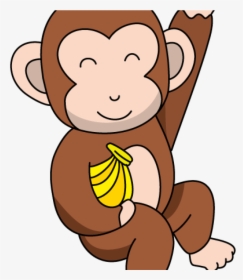 Cute Monkey Clipart Funny Monkey Clipart At Getdrawings - Transparent Monkey Clipart, HD Png Download, Free Download