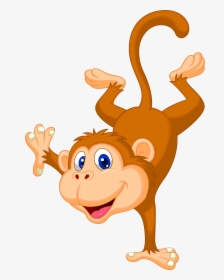 Clip Art Cute Monkey Images - Monkey Clipart Transparent Background, HD Png Download, Free Download