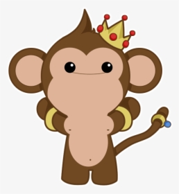 Cute Monkey Cartoons - Rich Monkey, HD Png Download, Free Download