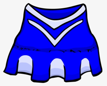 Blue Cheerleader Outfit Club Penguin Wiki Fandom Powered - Clip Art Cheerleader Outfit, HD Png Download, Free Download