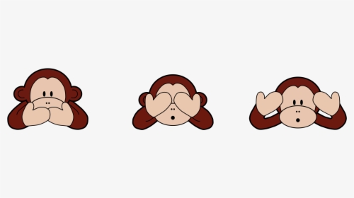 Three Wise Monkeys Clipart, HD Png Download, Free Download