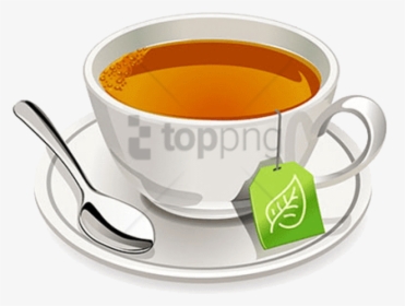 Cup Of Tea Png - Tea With Teabag Png, Transparent Png, Free Download