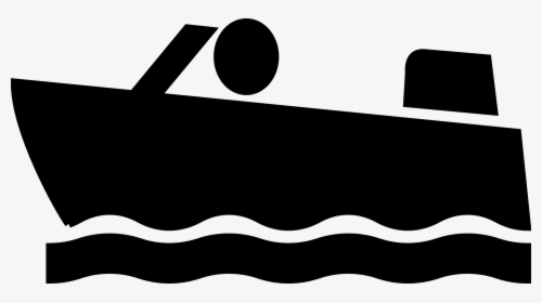 Boat, Speed, Motor, Pictogram, Sport, Water, Sign - Clipart Motorboat, HD Png Download, Free Download