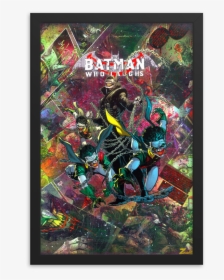 The Batman Who Laughs Dark Knights Metal Comic Canvas - Stained Glass, HD Png Download, Free Download