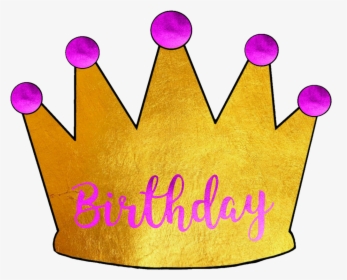#crown #gold #birthday #celebrate, HD Png Download, Free Download
