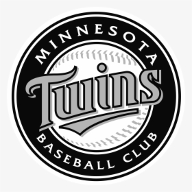 Minnesota Twins Logo Black And White - Emblem, HD Png Download - kindpng