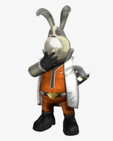 Star Fox Characters Rabbit , Png Download - Peppy Hare Star Fox Assault, Transparent Png, Free Download