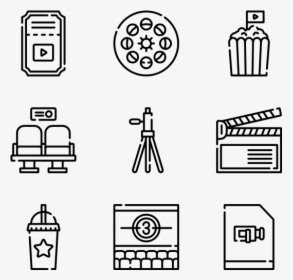 Film Industry - Content Icons, HD Png Download, Free Download