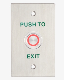 Piezoelectric Exit Button With Led - Circle, HD Png Download, Free Download