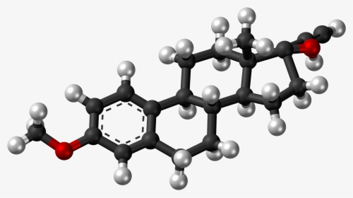 Mestranol Molecule Ball - Estrone 3d Model, HD Png Download, Free Download