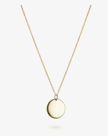 9ct Yellow Gold Small Round Pendant - Locket, HD Png Download, Free Download