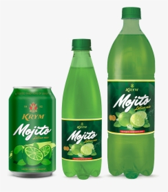 «mojito» Sparkling Drink - Glass Bottle, HD Png Download, Free Download