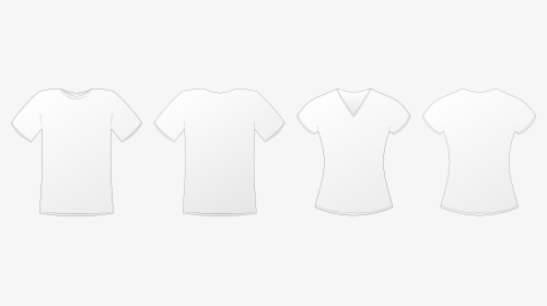 White T-shirts Mockup Clip Arts - Active Shirt, HD Png Download, Free Download