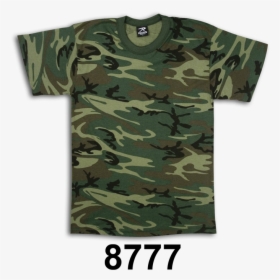 Softball T Shirts Png - Rothco Woodland Camo T Shirt, Transparent Png, Free Download