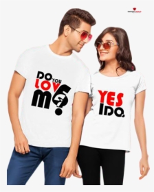 Special Valentines Couple T Shirt By Swapon’s World - Raksha Bandhan T Shirts, HD Png Download, Free Download