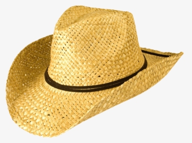 Straw Cowboy Hat Png, Transparent Png, Free Download