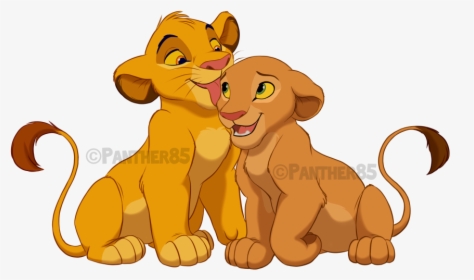 Kitties In Love By - Cubs Lion King Simba And Nala, HD Png Download, Free Download