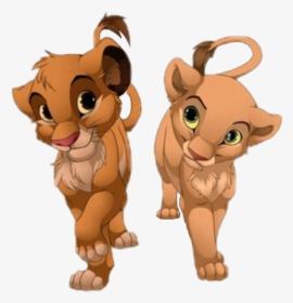 #simba #nala #disney #cartoon - Nala Lion King Characters, HD Png Download, Free Download
