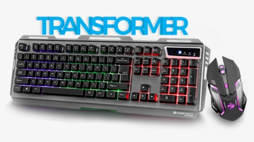 Zebronics Transformer Keyboard And Mouse, HD Png Download, Free Download
