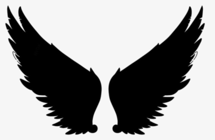 Download Tribal Fallen Angel Png Transparent Images - Angel Wings Silhouette, Png Download - kindpng