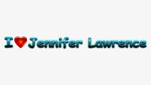Jennifer Lawrence Heart Name Transparent Png - Graphic Design, Png Download, Free Download