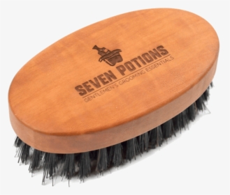 Seven Potions Beard Brush With First Cut Boar Bristles - Seven Potions Beard Brush, HD Png Download, Free Download