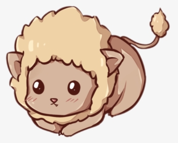 #kawaii #lion #lions #baby #brown - Animales Kawaii Png, Transparent Png, Free Download